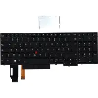 Lenovo Lite-On - Ersättningstangentbord för bärbar dator - med ClickPad, Trackpoint - bakgrundsbelyst - AZERTY - fransk