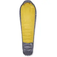 Rab - Sovsäckar trekking - Neutrino -6C / 20F Graphene/Dark Pollen för Unisex - Storlek vänster - Gul