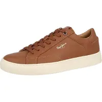 Pepe Jeans Låg sneaker 'Joe' karamell / vit