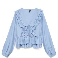 Vero Moda Blus 'VMZoey' himmelsblå