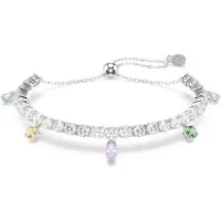 Swarovski Armband gul / ljusgrön / lavendel / silver