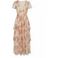 Guido Maria Kretschmer Women Klänning 'Rachel' beige / orange / mörkorange