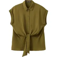 Mango Blus 'NUDO' oliv
