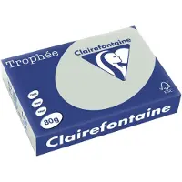 Clairefontaine papper A4/80g stålgrå (500)