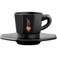 Bialetti RTATZ403, Ställ, 0,075 l, Svart, Porslin, Bägare, Kaffe