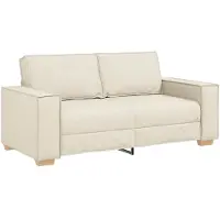 vidaXL 2-sitssoffa linne 180x78x84 cm