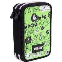 Milan Fylld Dubbeldäckare Pennfodral Tandem 2 Specialserie
