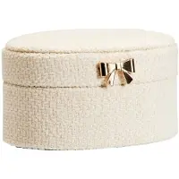 Home Styling Collection smyckeskrin med rosett 12 x 6,5 x 10 cm