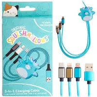 Squishmallows Chargercable 1.2m Tat 3in1 USB-C/Micro/Lightning