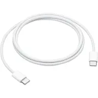Apple - USB-kabel - USB-C (hankontakt) till USB-C (hankontakt) - USB 2.0 - 1 m - USB Power Delivery (60W)