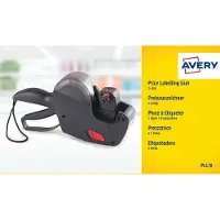 Avery Prismärkningsapparat PL1/8 Antal tryckrader: 1 Svart