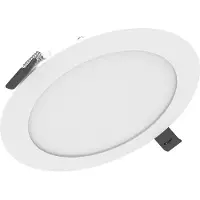 Ledvance V-TAC downlight SLIM ALU D150 V 13W/9,8W/6,5W, 3000K/4000K, IP44, vit 4099854441790