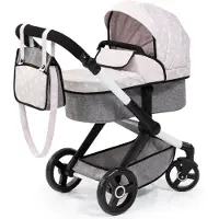 Bayer - Dolls Pram Xeo - Pink/Grey
