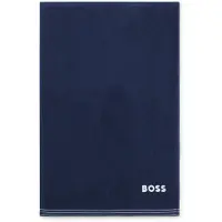 BOSS Cotton guest towel with contrast embroidered logo