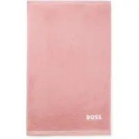 BOSS Cotton guest towel with contrast embroidered logo