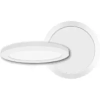MEGATRON LED taklampa Pano, dimbar, Vitt / opal, Arbetsrum / kontor, Syntetmaterial, Modern, LED-taklampa
