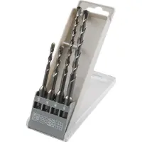 Wolfcraft 8456000 Hårdmetall Borrhammar-set 4 delar 5 mm, 6 mm, 6 mm, 8 mm SDS-Plus 1 set