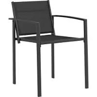 vidaXL Trädgårdsstolar 2 pcs Svart och Anthracit 53,5 x 59 x 77 cm