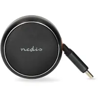 Nedis Billaddare | 30 W | 2.4 / 3.0 A | Antal utgångar: 1 | USB-C(tm) utdragbar kabel | 0.70 m | Automatiskt val av Spänning