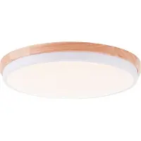 Brilliant G80845/75 Baarlo LED-takbelysning LED LED fast installerad 24 W Matt vit, Trä