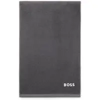 BOSS Cotton guest towel with contrast embroidered logo