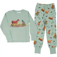 Geggamoja Pyjamas tvådelad Mamma Mu och Kråkan Grön - 122/128
