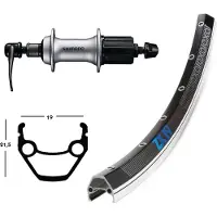 Winora Exal Zx 19 Qr Shimano Acera T3000 26´´ Bakhjul