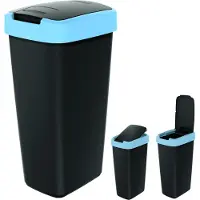 Prosperplast avfallskorg COMPACTA Q 25 l ljusblå