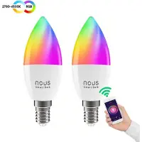 NOUS E14 P4 RGBW ljus i form av stearinljus (2-pack)