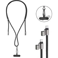 Intenso USB-C Kabel USB 2.0 USB-C-kontakt, USB-C-kontakt 1.65 m Svart Mobilkedja 7991000 Datakabel, Laddkabel