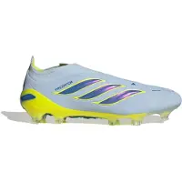 Adidas Predator Elite Laceless Fg Ice Cold Precision - Crystal Sky/ray Blue/gul - Gräs (Fg), storlek 40⅔