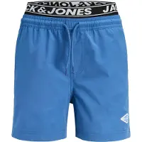 Jack & Jones Junior Badshorts 'JPSTMaui' blå / svart / vit