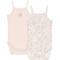 Fanga Fontana Bodies u/ä - Fio - 2-pack - Prato Fiori/Kreol Rosa - - 74 - Body U/Ä
