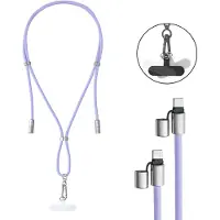 Intenso USB-C Kabel USB 2.0 USB-C-kontakt, USB-C-kontakt 1.65 m Lila Mobilkedja 7991003 Datakabel, Laddkabel