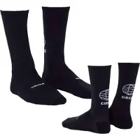 Circle - Trail running kläder - Speedy High Planet 2.0 Socks Onyx Black för Unisex - Storlek 39-42 - Svart