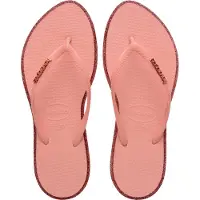 Havaianas Pantolette 'SLIM POINT GLITTER' brun / rosé
