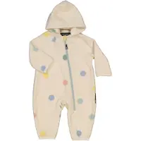 Geggamoja Fleeceoverall Dots Beige - 86/92