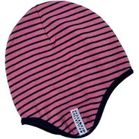 Geggamoja Hjälmmössa Fleecefodrad Rosa/marinblå - 44 cm 6-8 månad