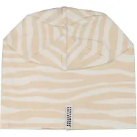Geggamoja Mössa Bambu Zebra Beige - Baby 2-6 m
