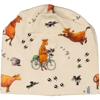 Geggamoja Mössa Mamma Mu och Kråkan Beige - XS 1-2 år