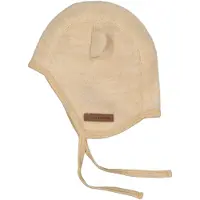 Geggamoja Hjälmmössa Ullfleece Beige - 52/54