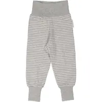 Geggamoja Babybyxor Bambu Classic Grå/Vit - 86/92