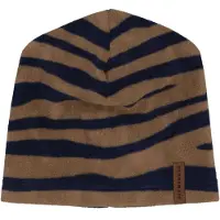 Geggamoja Fleecemössa Zebra Blå/Brun - S 2-4 år