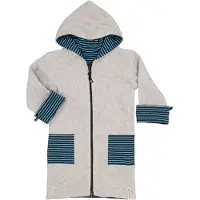 Geggamoja Badrock Vändbar Gråmelerad/Navy - 86/92