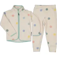 Geggamoja Fleeceset Dots Mint - 122/128