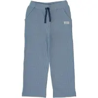 Geggamoja Byxor Waffle Dusty Blue - 122/128