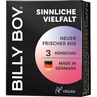 Billy boy Sensual olika kondomer - 3 st