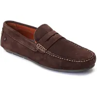 Base london Collins Leather Herrmodell Mörkbrun Loafers