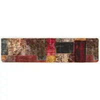 vidaXL Mattlöpare MARSA Flerfärgsdesign 250 x 50 cm Polyester och PVC