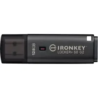 Kingston IronKey USB-minne 128 GB Svart IKLP50G2/128GB USB-A